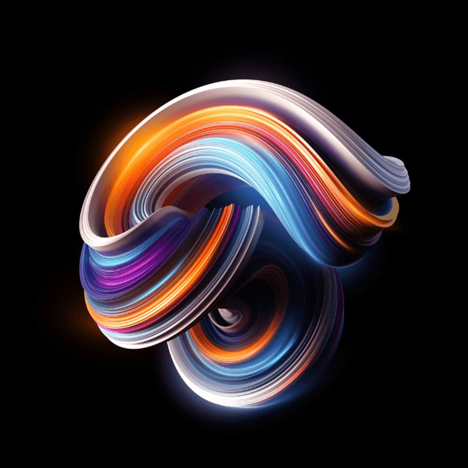 Imagem de um cérebro abstrato